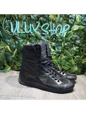 Superare Black Oly Boxing High Top Shoes Men’s Size 10